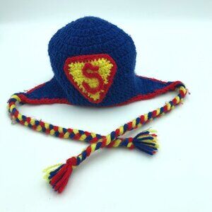 Hand Made Crochet Superman Beanie Hat